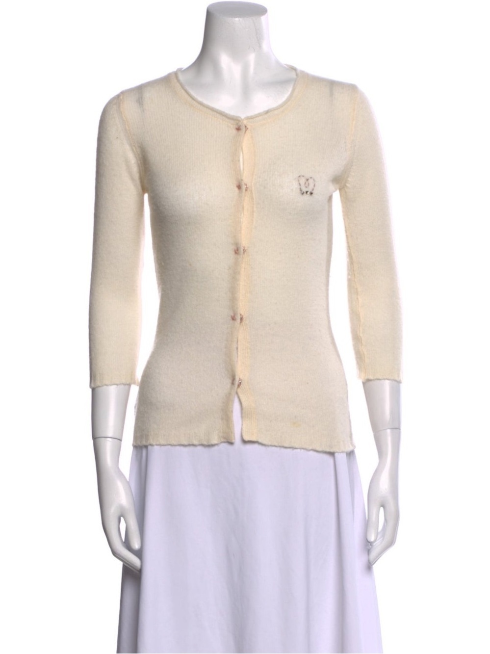 Queene & Belle 100% Cashmere, Made in Scotland, Cardigan + Tank Top Set, L
